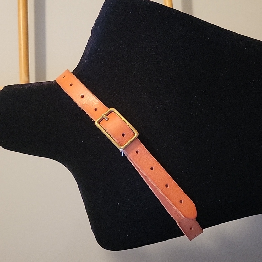 Lucky Brand Leather Skinny Belt